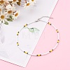 Round Opaque Colours Glass Seed Beaded Necklaces NJEW-JN03363-05-4