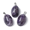 Natural Mixed Gemstone Pendants G-A259-03P-2