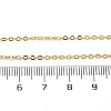 Brass Cable Chain Necklace Making NJEW-D302-80G-3