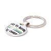 Pride Style Glass Keychain KEYC-F033-01A-3