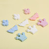 18Pcs 9 Style Food Grade Eco-Friendly Silicone Beads SIL-CA0002-04-3