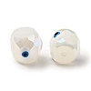 Opaque Glass Beads GLAA-F121-02B-2