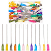 48Pcs 12 Style Plastic Fluid Precision Blunt Needle Dispense Tips TOOL-BC0001-24-1