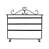 Triple Levels Rectangle Iron Earring Display Stand LS-CON-PW0001-153B-2
