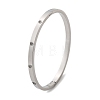 304 Stainless Steel Rhinestone Bangles for Women BJEW-Z092-05P-4