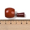 Natural Red Jasper 3 Hole Guru Beads G-F795-F01-02-3