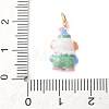 Printed Brass Pendants KK-CBA05A5-01G-04-3