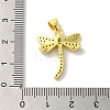 Brass Micro Pave Cubic Zirconia Pendants KK-Z042-04G-02-3