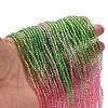 Transparent Painted Glass Beads Strands X1-DGLA-A034-T2mm-A18-2