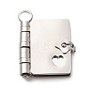 304 Stainless Steel Pendants STAS-F362-03P-1