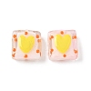 Handmade Lampwork Enamel Beads LAMP-G147-02C-1