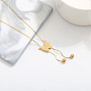 201 Stainless Steel Lariat Necklaces for Women WG43AF7-05-1