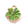 Alloy Enamel Pendants X-ENAM-M055-30G-2