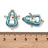 Brass Enamel Religion Virgin Chandelier Component Links X-KK-Z153-05G-01-3