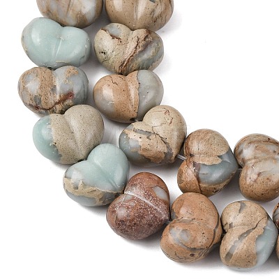 Natural Shoushan Stone Beads G-D098-B05-1