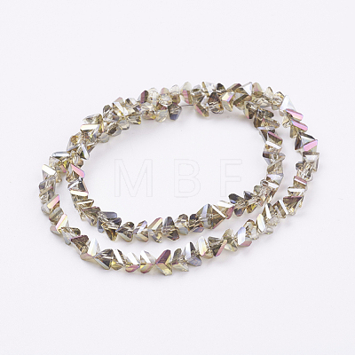 Electroplate Glass Beads Strands EGLA-J145-6mm-HR02-1