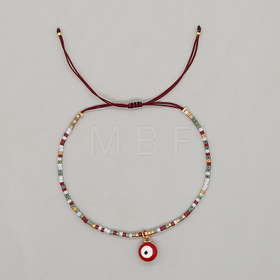 Alloy Enamel Charm Bracelets IY1908-2-1