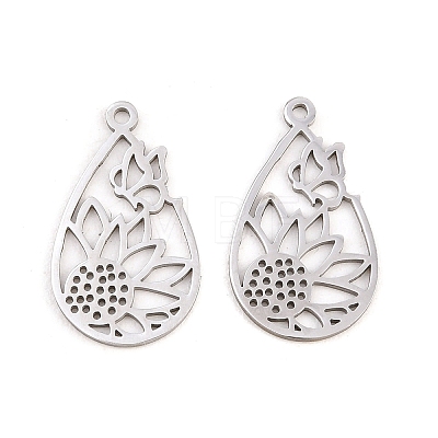 Buddhist 304 Stainless Steel Pendants LS-STAS-E521-06A-P-1
