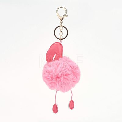 Flamingo Shape Keychain KEYC-G038-C07-1