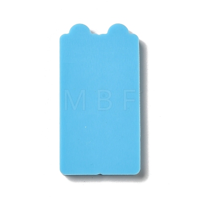 DIY Rectangle with Moon Phase Pendant Silicone Molds DIY-I099-07-1