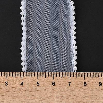 5 Yards ABS Pearl Edged Mesh Ribbon for Bowknot Making OCOR-B004-01A-07-1