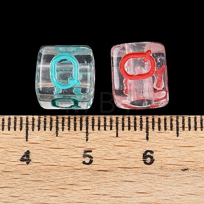 Acrylic European Beads MACR-I042-01Q-1