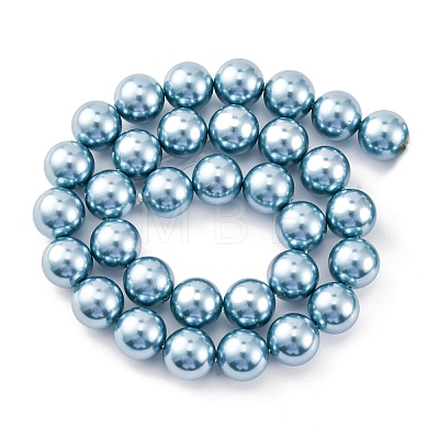 Shell Pearl Beads Strands BSHE-K015-12mm-02-1