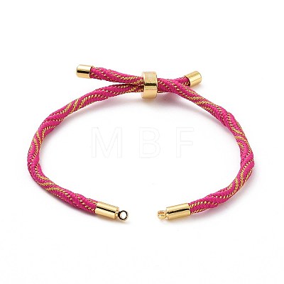 Nylon Cord Silder Bracelets MAK-C003-03G-11-1