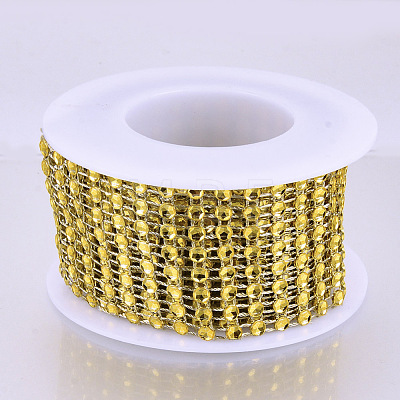 8 Rows Plastic Diamond Mesh Wrap Roll OCOR-N005-001A-1