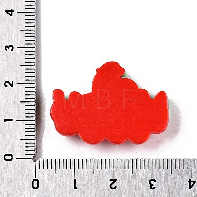 Christmas Opaque Resin Decoden Cabochons RESI-N039-114A-1