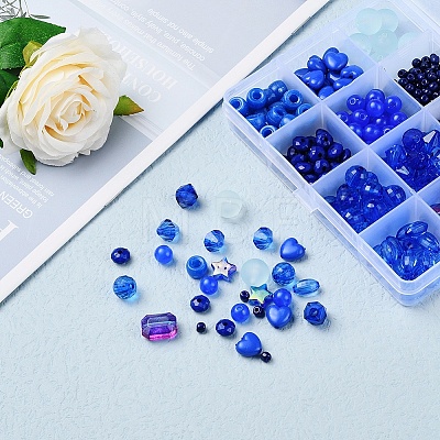 DIY Blue Series Bracelet Jewelry Making Kits DIY-YW0002-66-1