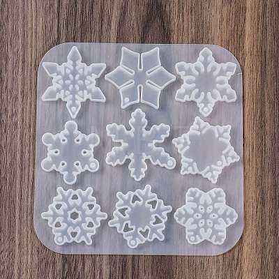 Christmas Pendants DIY Silicone Mold DIY-K073-19A-1