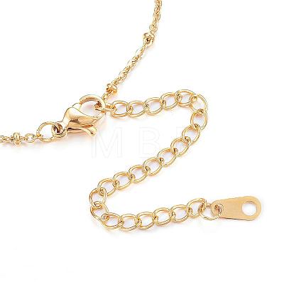 Vacuum Plating 304 Stainless Steel Necklaces NJEW-E080-14G-1