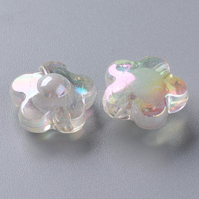 Transparent Acrylic Beads TACR-S152-09B-06-1