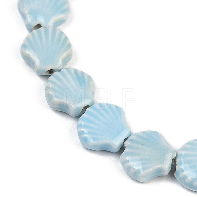 Handmade Porcelain Beads Strands PORC-Q002-01A-05-1