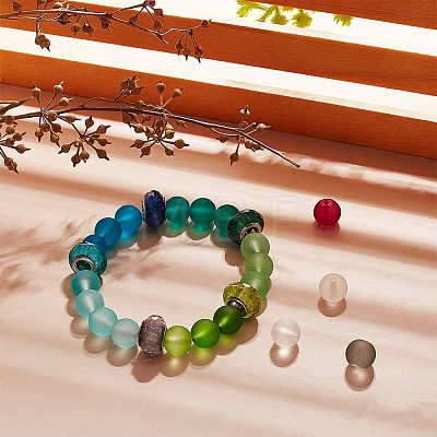 24colors Transparent Glass Beads GLAA-PH0006-01-10mm-1
