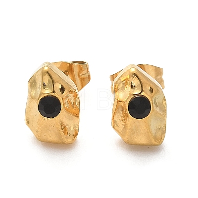 304 Stainless Steel Stud Earrings EJEW-F361-08G-1