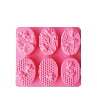 6 Cavities Silicone Molds SOAP-PW0002-06-1