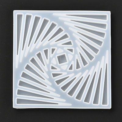 Square Silicone Cup Mat Molds X-DIY-I065-05-1