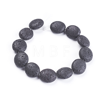 Natural Lava Rock Beads Strands X-G-F647-05-1