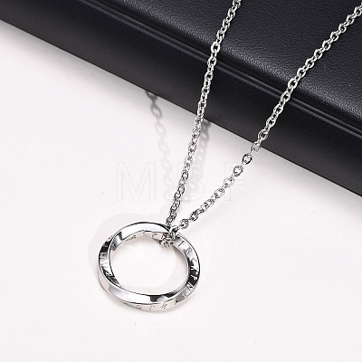 Nordic Rune Ring 304 Stainless Steel Pendant Necklaces for Men FS-WGC3540-01-1