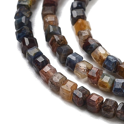 Natural Pietersite Beads Strands G-H042-B10-01-1