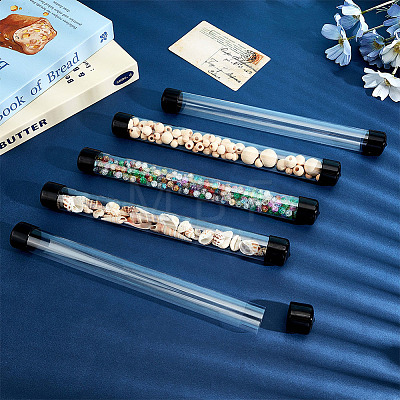 Transparent PC Plastic Bead Storage Tubes AJEW-WH0596-947A-1