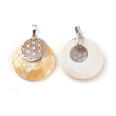 Shell Pendants KK-F751-M-B01-1