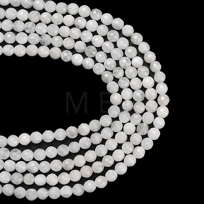 Natural Rainbow Moonstone Beads Strands G-C280-B15-6mm-1