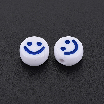 Opaque Acrylic Beads MACR-N008-55-C02-1