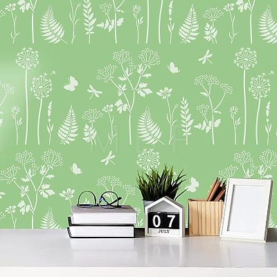 2Pcs 2 Styles PET Hollow Out Drawing Painting Stencils DIY-WH0416-0005-1