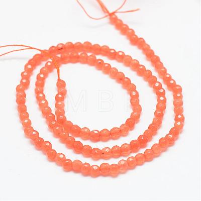 Natural Agate Bead Strands G-R344-3mm-37-1