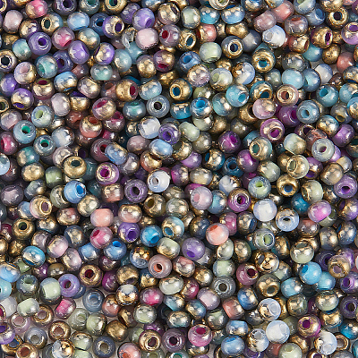 84G 14 Colors Glass Seed Beads GLAA-SC0003-35-1