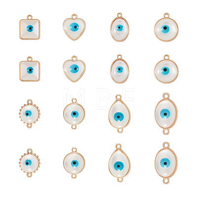 DIY Evil Eye Jewelry Making Finding Kit DIY-TA0003-87-1